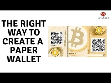 how to create a bitcoin paper wallet