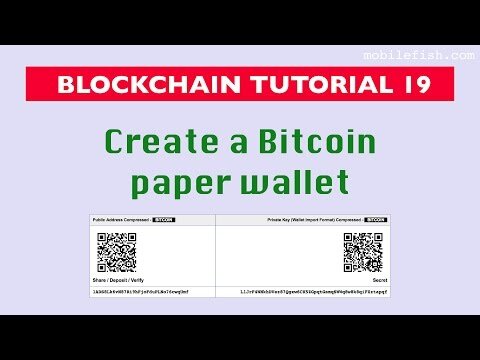 how to create a paper bitcoin wallet